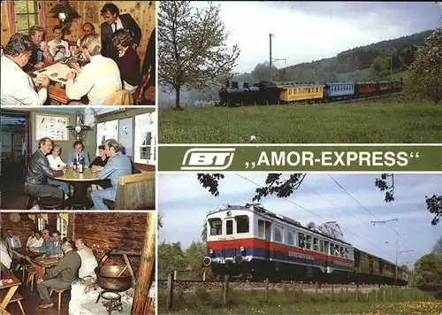 Eisenbahn Amor Express Bodensee Toggenburg Bahn  Kat. Eisenbahn