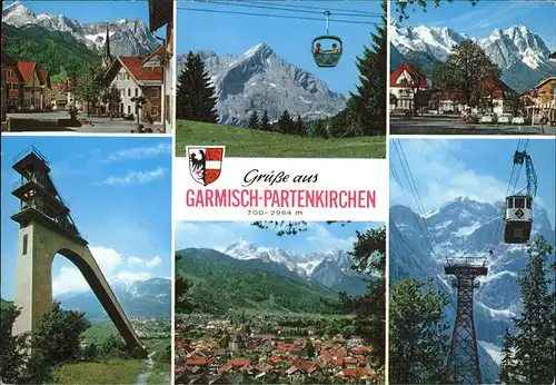 Seilbahn Olympiaschanze Garmisch-Partenkirchen / Bahnen /