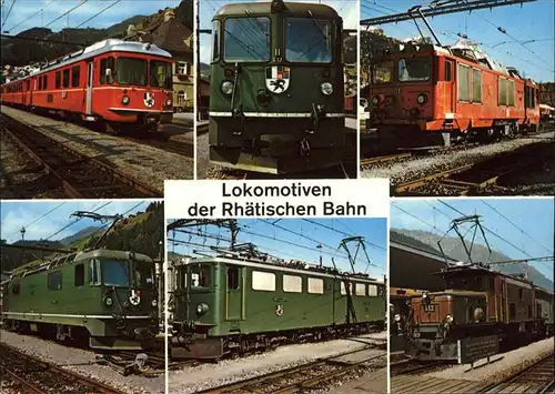 Lokomotive Rhaetischen Bahn  Kat. Eisenbahn