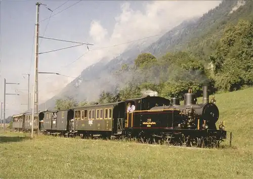 Lokomotive Eblingen Ex SBB Bruenig Ballenberg Dampfbahn Kat. Eisenbahn