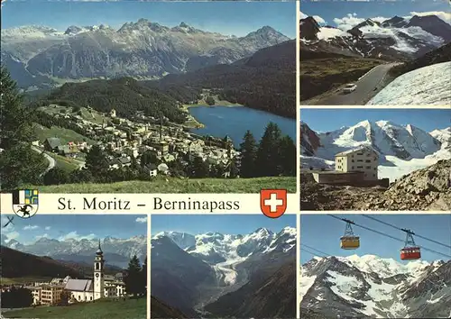 Seilbahn St. Moritz Berninapass / Bahnen /