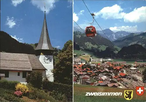 Seilbahn Zweisimmen Berner Oberland  / Bahnen /