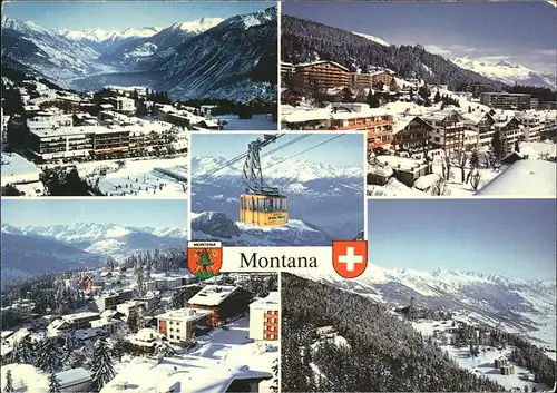 Seilbahn Montana Alpes Valaisannes / Bahnen /