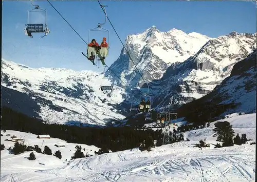 Sessellift Arven Klein Scheidegg Wetterhorn Kat. Bahnen