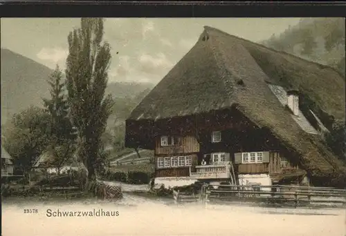 Schwarzwaldhaeuser  Kat. Gebaeude und Architektur