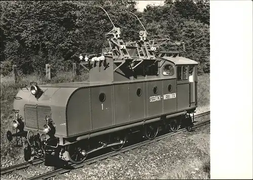 Lokomotive Seebach Wettingen Kat. Eisenbahn