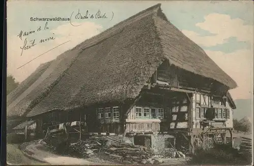 Schwarzwaldhaeuser  Kat. Gebaeude und Architektur