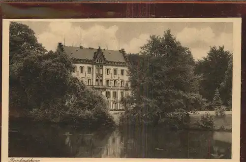 Reinhardsbrunn Schloss Teich Kat. Friedrichroda