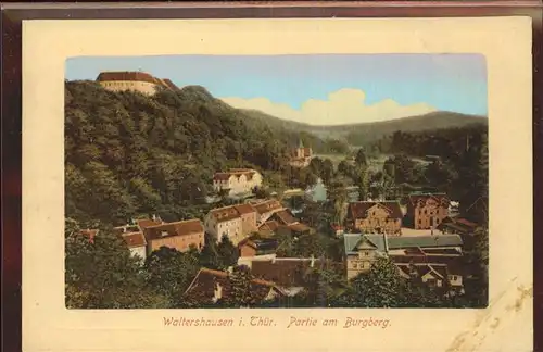 Waltershausen Gotha am Burgberg Kat. Waltershausen