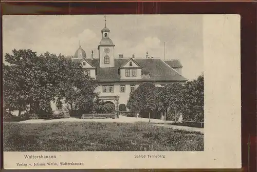 Waltershausen Gotha Schloss Tenneberg Kat. Waltershausen