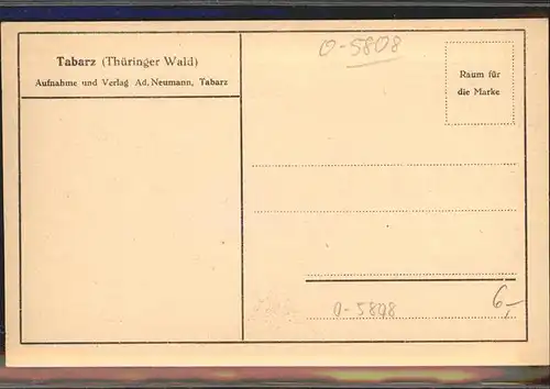 Tabarz Panorama Kat. Tabarz Thueringer Wald