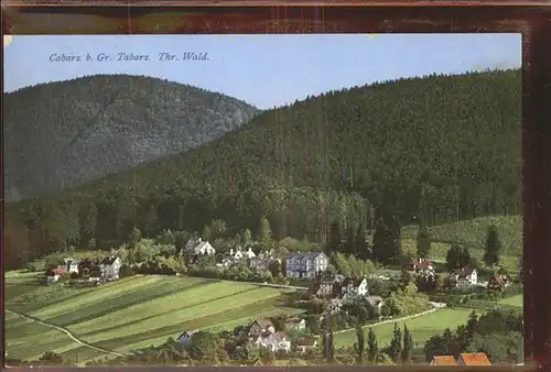 Cabarz Panorama Kat. Tabarz Thueringer Wald