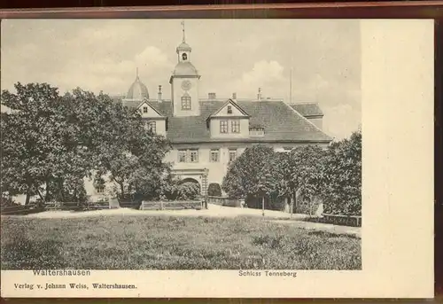 Waltershausen Gotha Schloss Tenneberg Kat. Waltershausen