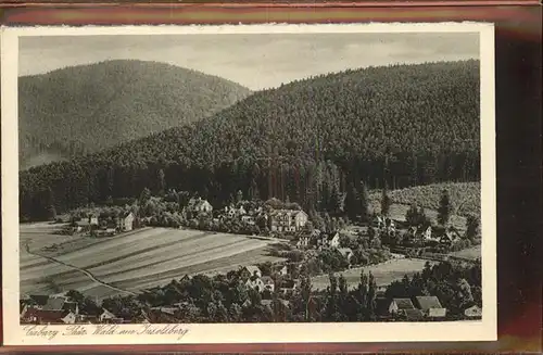 Cabarz Inselsberg Kat. Tabarz Thueringer Wald