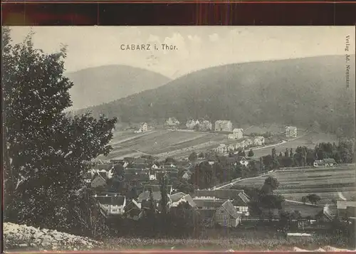 Cabarz Panorama Kat. Tabarz Thueringer Wald