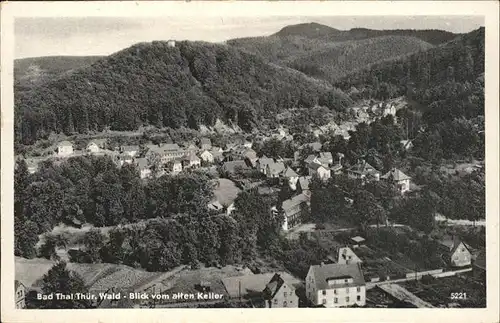 Bad Thal Ruhla Blick vom alten Keller Kat. Ruhla