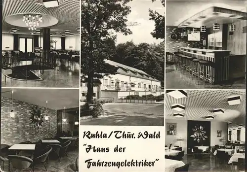 Ruhla Ferienheim "Haus der Fahrzeugelektriker" Kat. Ruhla