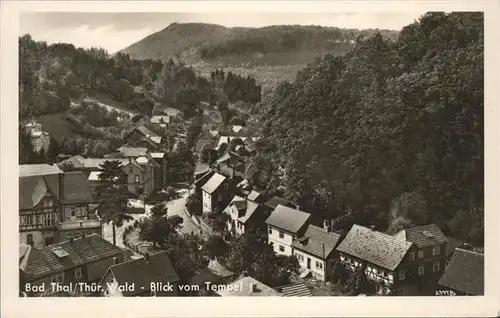 Bad Thal Ruhla Blick vom Tempel Kat. Ruhla