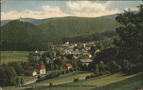 Bad Thal Ruhla Blick von der Tropfsteinh?hle Kat. Ruhla