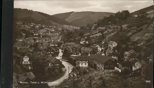 Ruhla Blick vom M?hlrainstein Kat. Ruhla