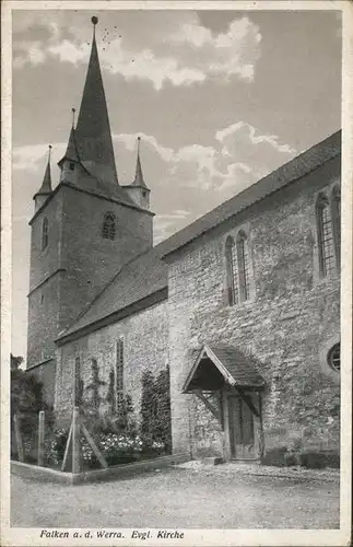 Falken Treffurt Evgl.Kirche / Treffurt /Wartburgkreis LKR