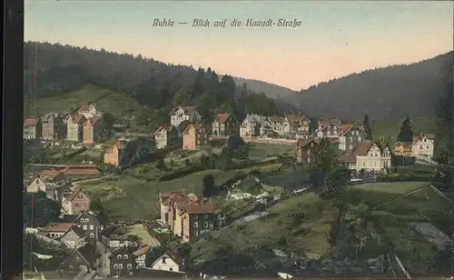 Ruhla Blick auf die Knaudtstrasse Kat. Ruhla