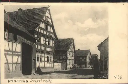 Fernbreitenbach Dorfstrasse Kat. Berka Werra