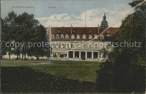 Sondershausen Thueringen Schloss Kat. Sondershausen