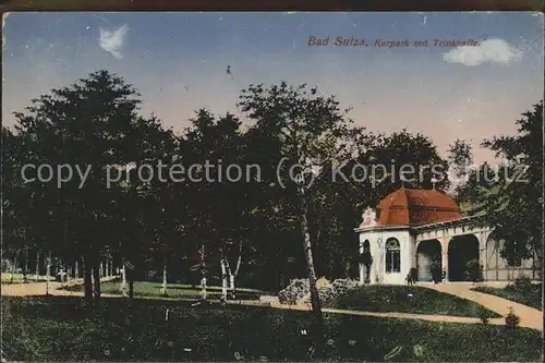 Bad Sulza Kurpark mit Trinkhalle Kat. Bad Sulza