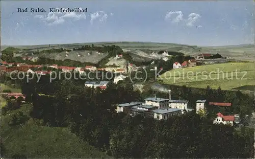 Bad Sulza Panorama mit Kinderheilbad Kat. Bad Sulza