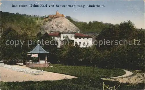 Bad Sulza Prinz Karl von Schweden Stiftung Kinderheim Kat. Bad Sulza
