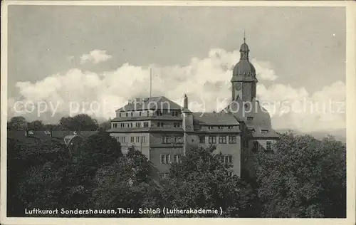 Sondershausen Thueringen Schloss Lutherakademie Kat. Sondershausen