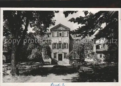 Sondershausen Thueringen Jagdschloss Possen Kat. Sondershausen