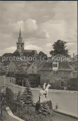 Bad Langensalza Blick zur Bergkirche Kat. Bad Langensalza