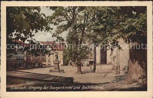 Eisenach Thueringen Eingang Georgenkirche Bachdenkmal Kat. Eisenach