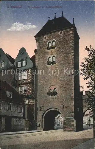 Eisenach Thueringen Nicolaitor und Turmschenke Kat. Eisenach
