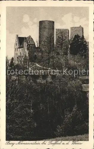 Treffurt Werra Burg Normannstein Kat. Treffurt