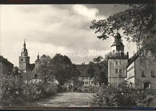 Bad Tennstedt Rathaus und Trinitatiskirche Kat. Bad Tennstedt