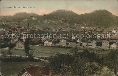 Eisenach Thueringen mit Wartburg Kat. Eisenach