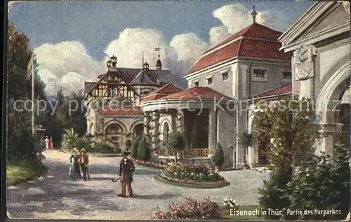 Eisenach Thueringen Im Kurpark Kat. Eisenach