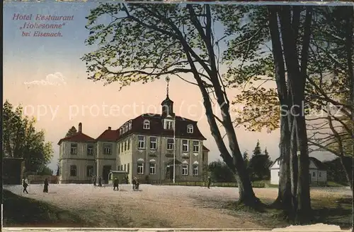 Eisenach Thueringen Hotel Hohesonne Kat. Eisenach