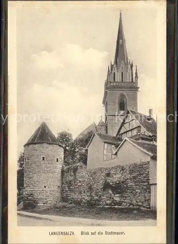 Bad Langensalza An der Stadtmauer Kat. Bad Langensalza