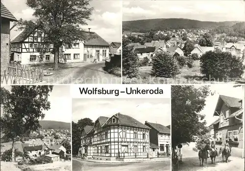 Wolfsburg Unkeroda Panorama und Teilansichten Fachwerkhaeuser Kat. Wolfsburg Unkeroda