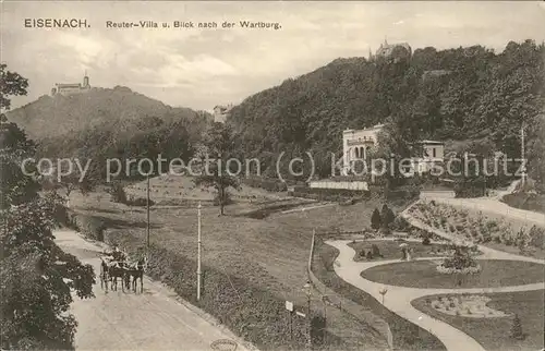 Eisenach Thueringen Reuter Villa und Wartburg Kat. Eisenach