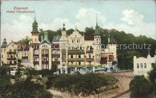 Eisenach Thueringen Hotel Fuerstenhof Kat. Eisenach