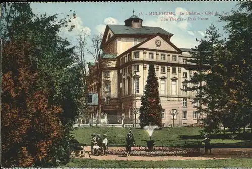 hw14958 Mulhouse Muehlhausen Theatre
Park Front Kategorie. Mulhouse Alte Ansichtskarten