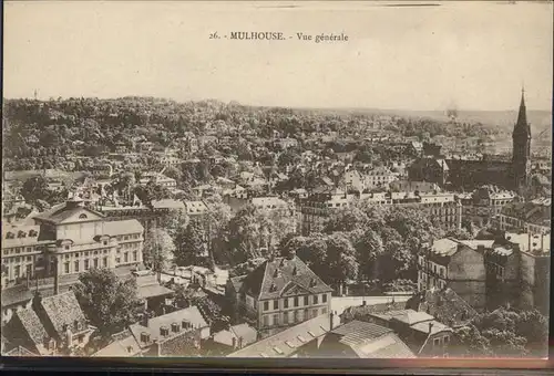 hw15306 Mulhouse Muehlhausen Vue generale Kategorie. Mulhouse Alte Ansichtskarten