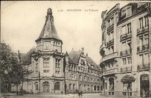 hw15323 Mulhouse Muehlhausen Le Tribunal Kategorie. Mulhouse Alte Ansichtskarten