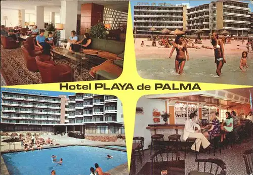 Palma de Mallorca Hotel Playa de Palma Schwimmbad Strand Kat. Palma de Mallorca