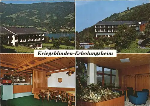 Ossiach Kriegsblinden Erholungsheim Kat. Ossiach